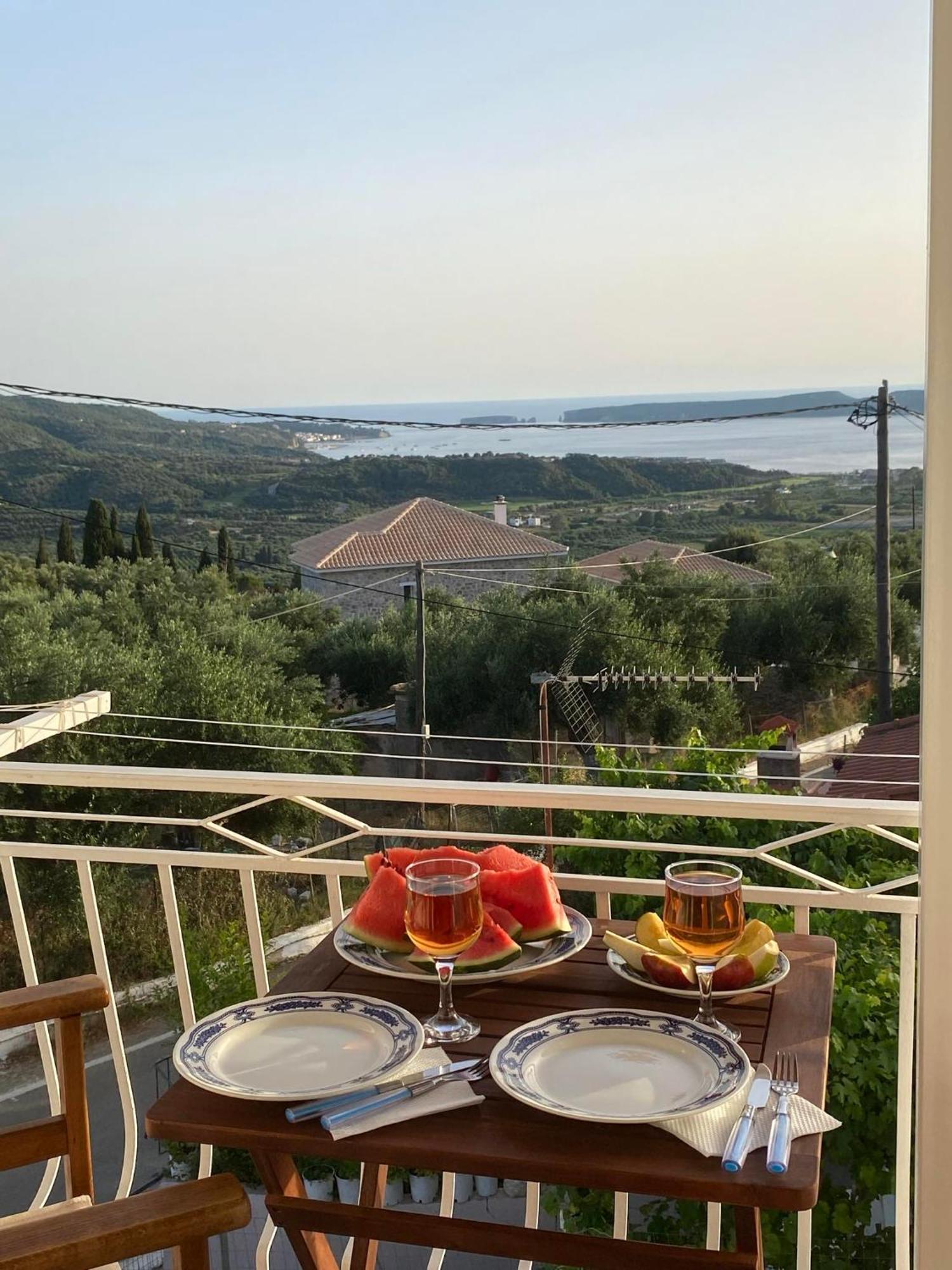 Golden Navarino'S Sunset Pylos Luaran gambar